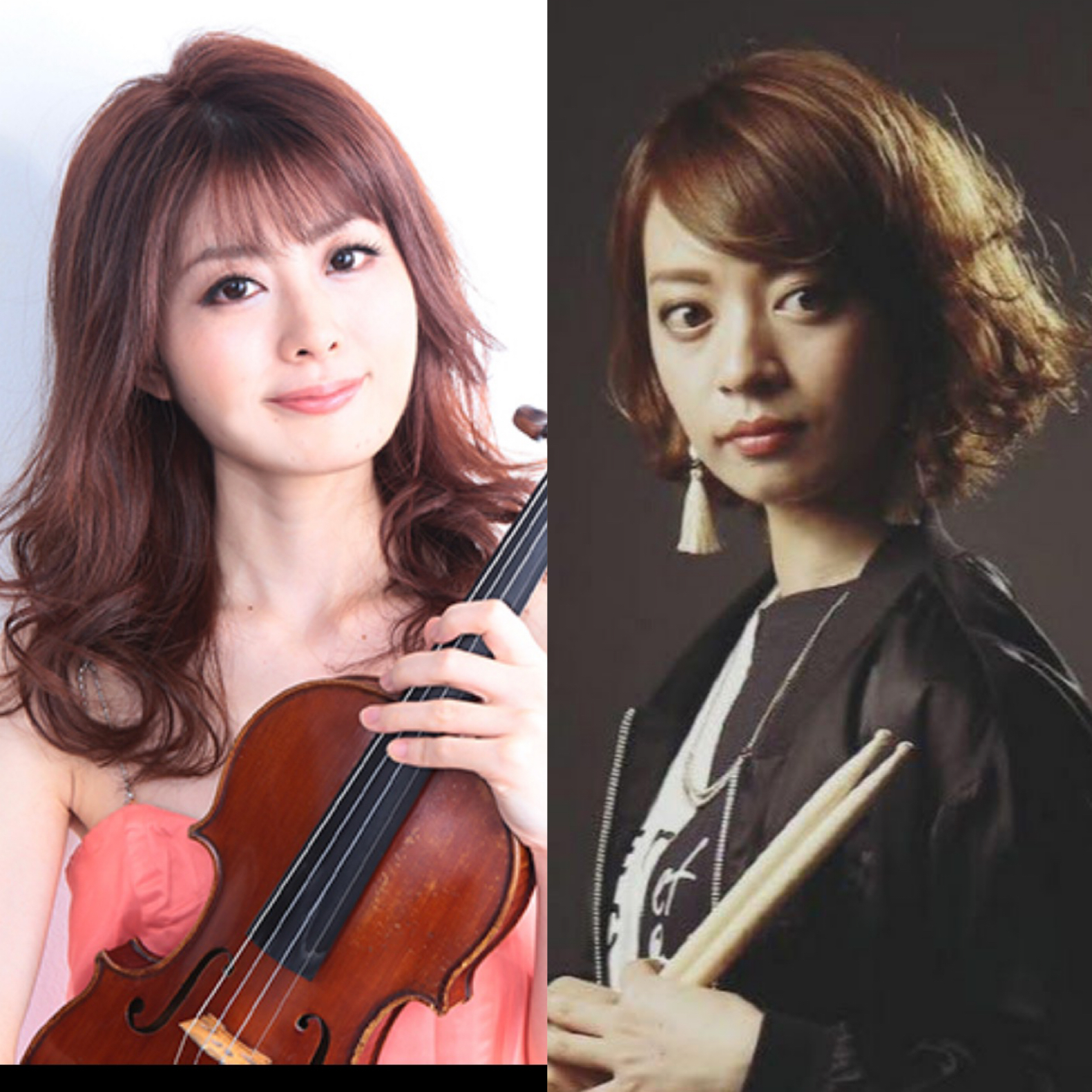 7.3(木)vln.木下 麻里 dr.西川 彩織