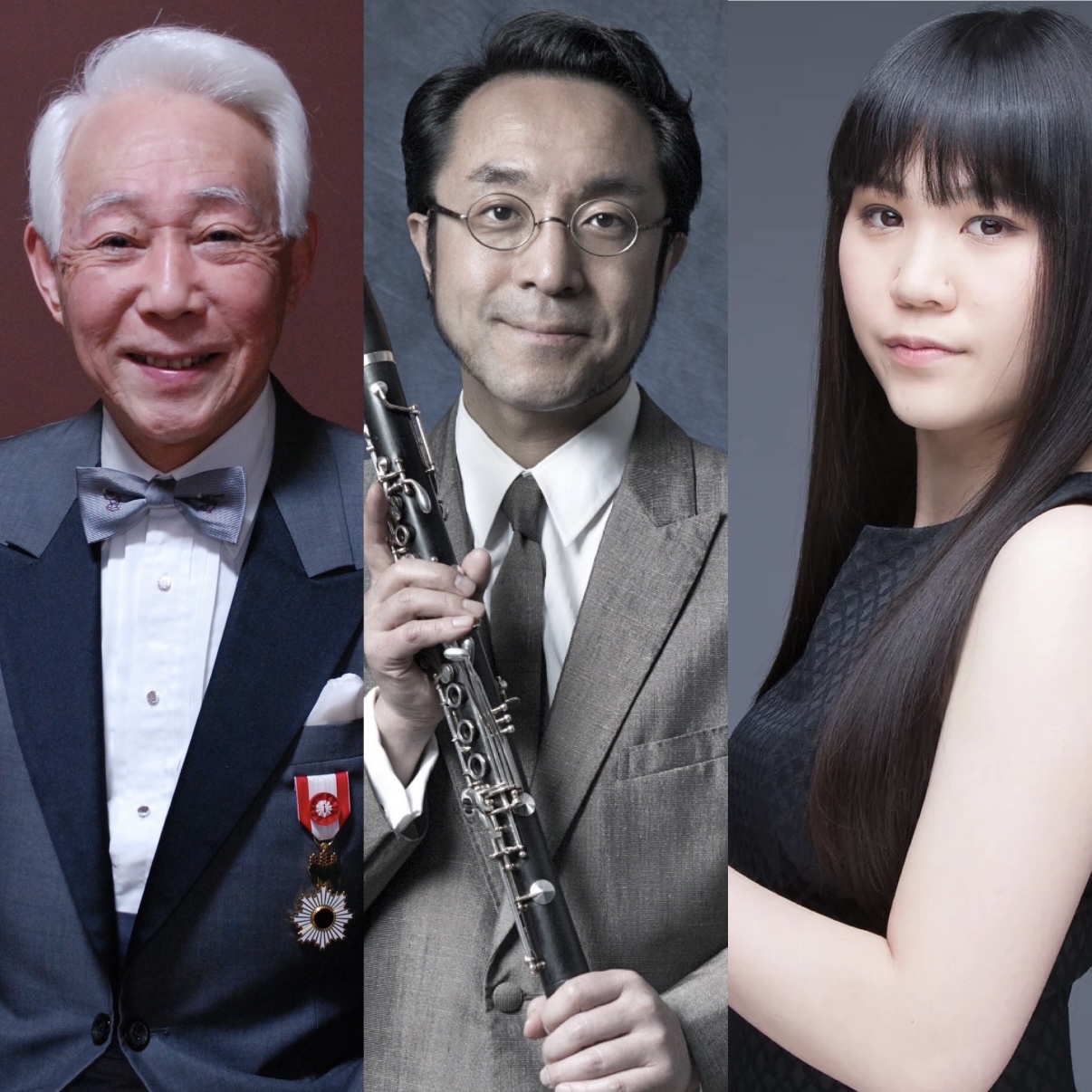 8.26(火)cl.北村 英治 cl.谷口 英治　cl.熊倉 未佐子