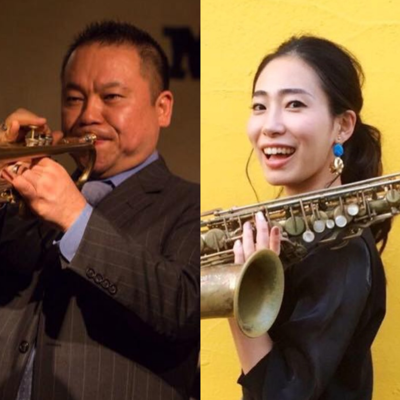 2.9(月)tp.原 朋直sax.加納 奈実